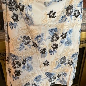 Timmy Bahama silk skirt